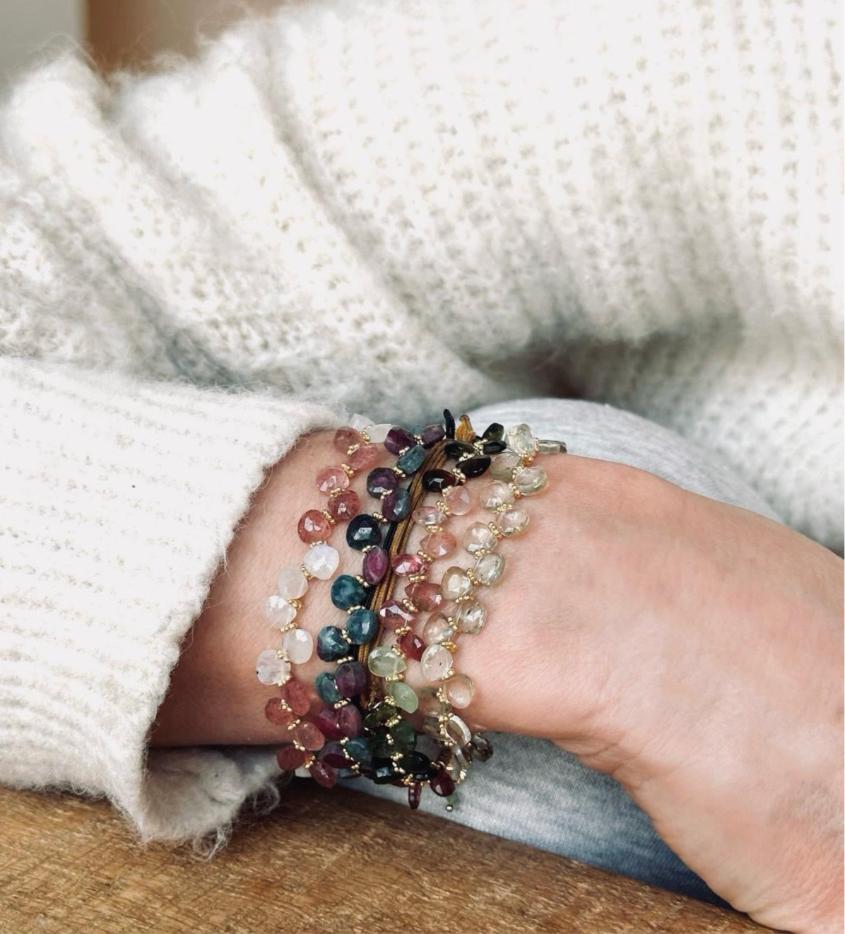 Bracelet Inès péridot
