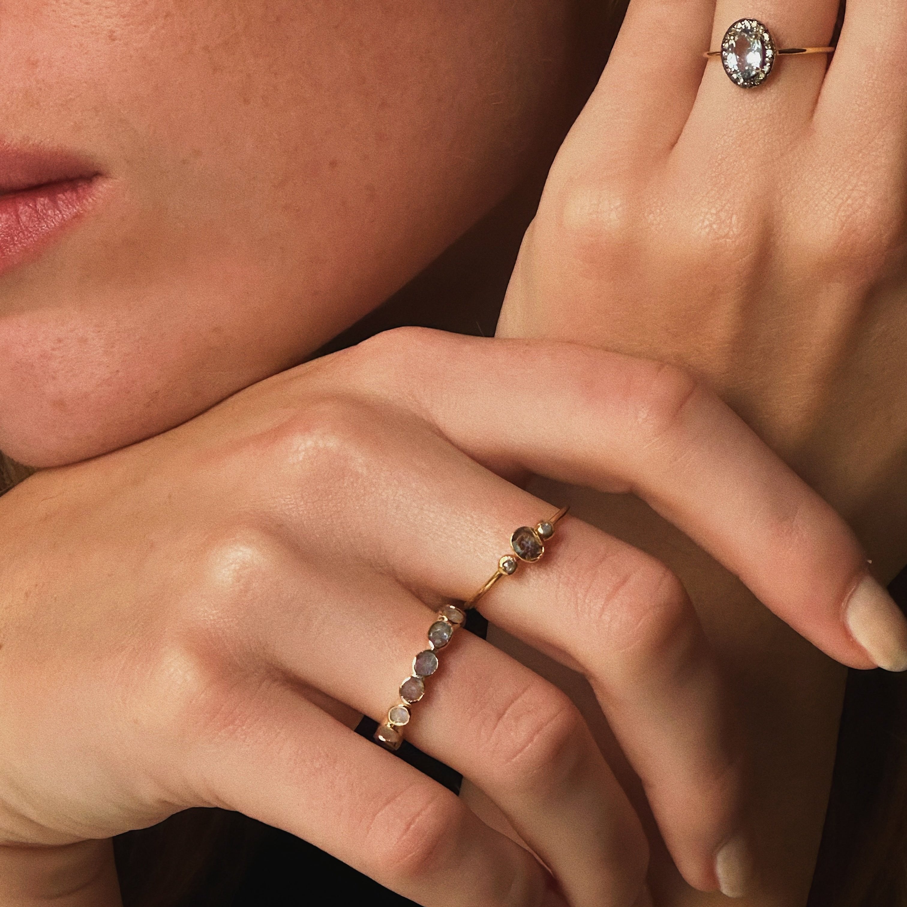 Bague Alliance polki