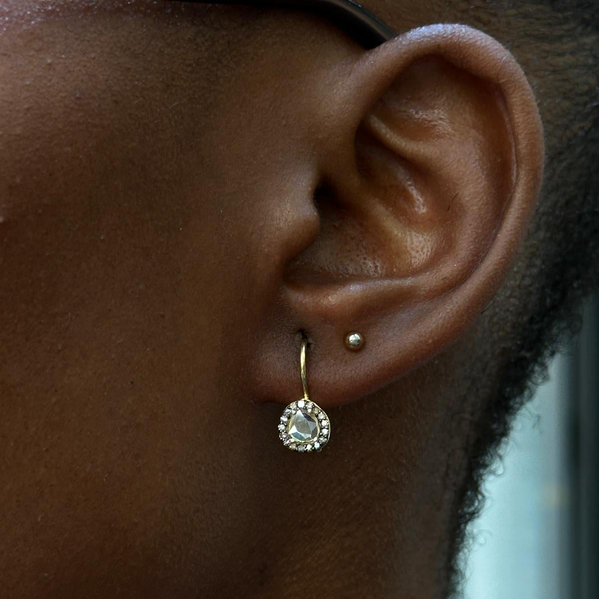 Boucles d'oreilles Victoria Champagne