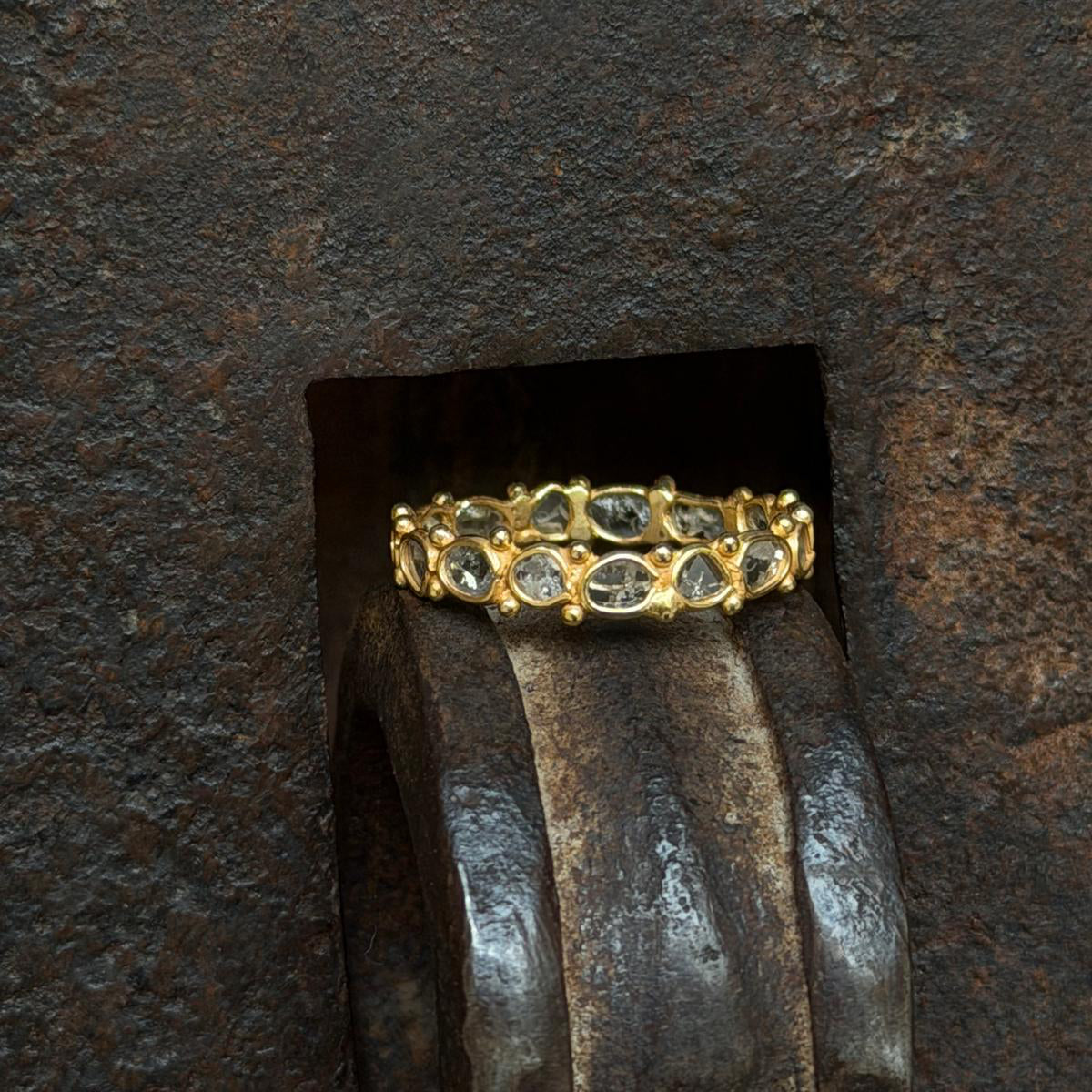 Bague Alliance Polki II