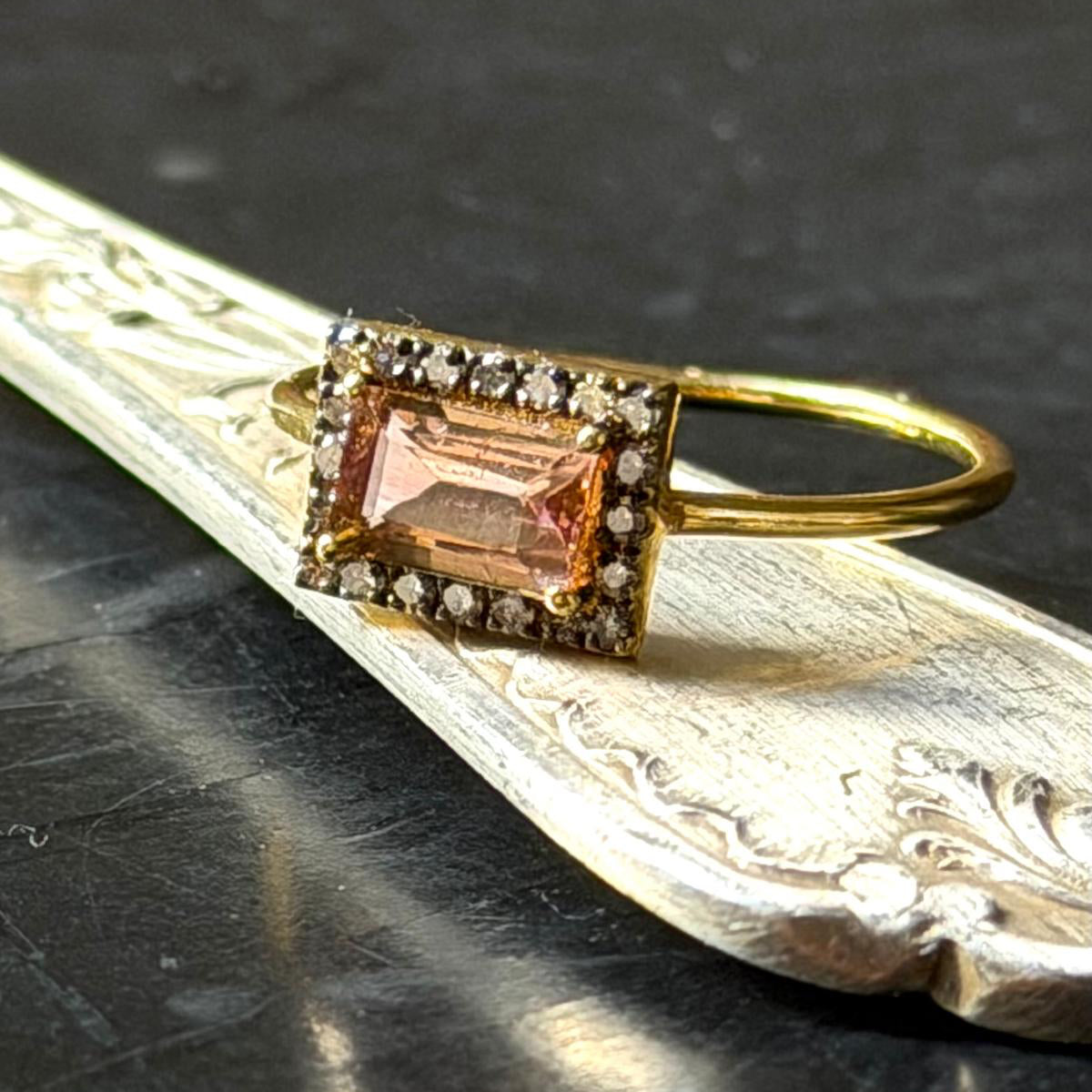 Bague Gina Tourmaline Saumon