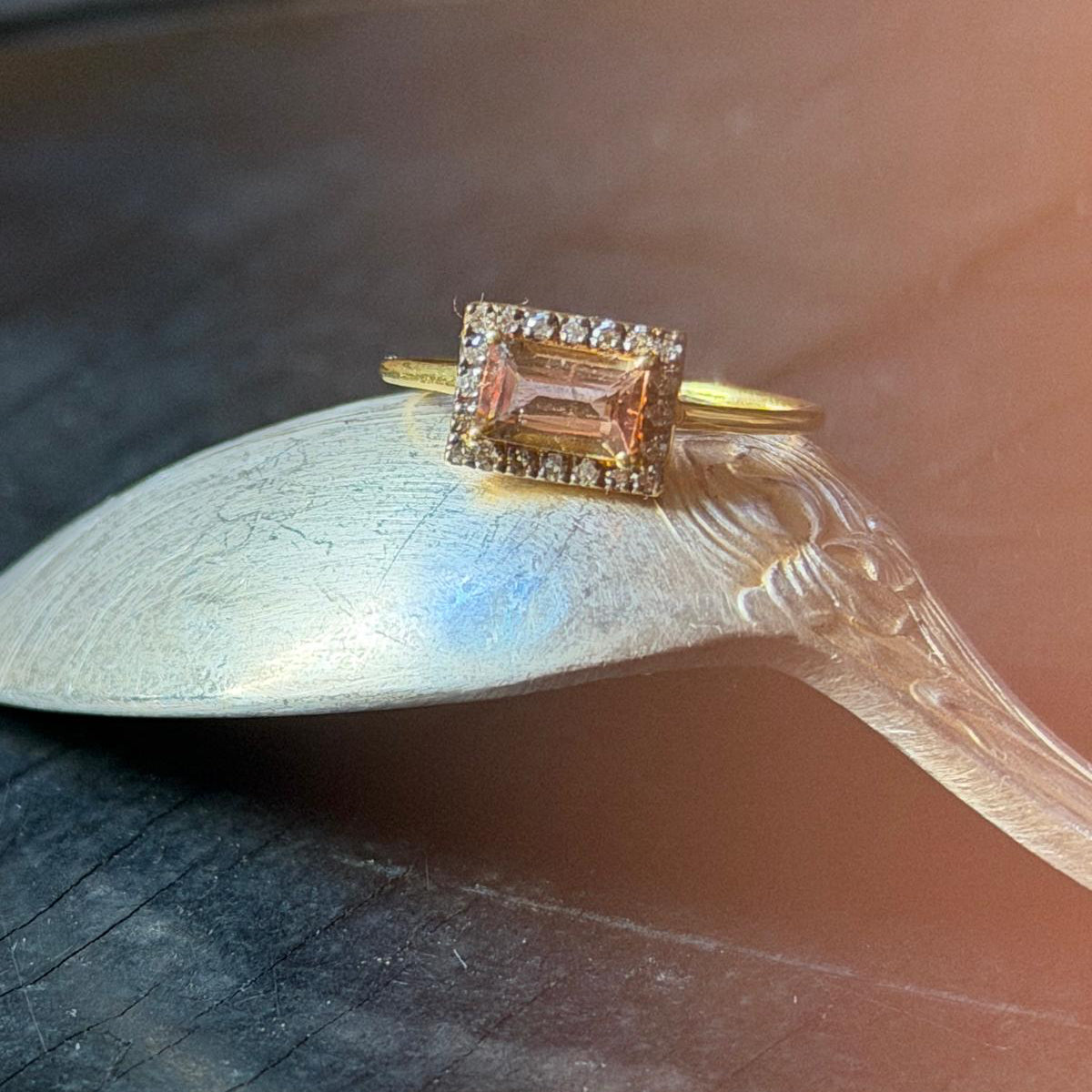 Bague Gina Tourmaline Saumon