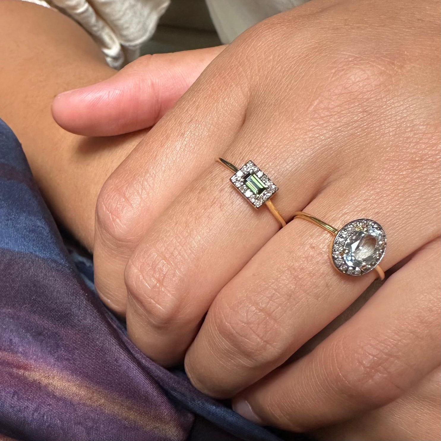 Bague Gina Verte