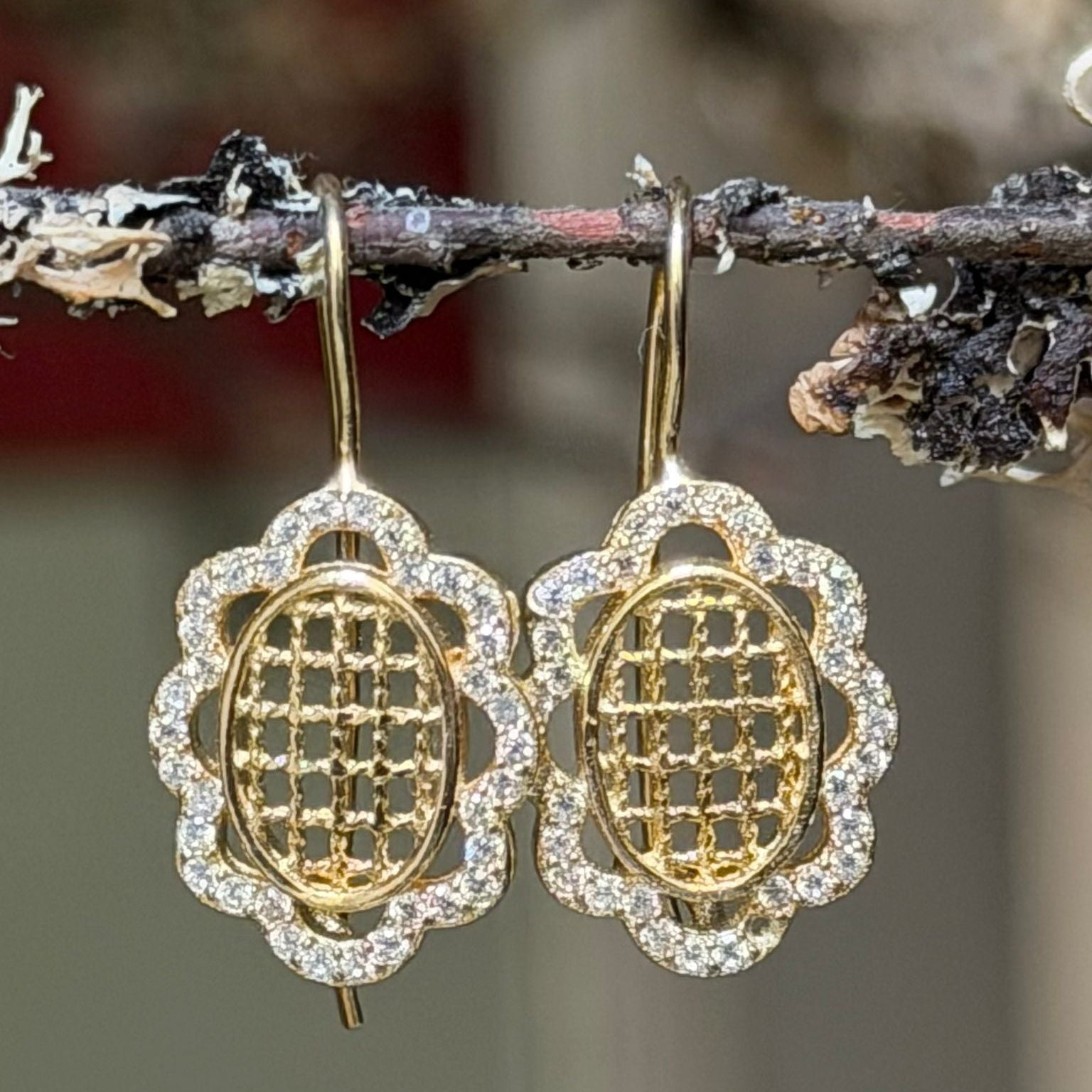 Boucles d’oreilles Tennis