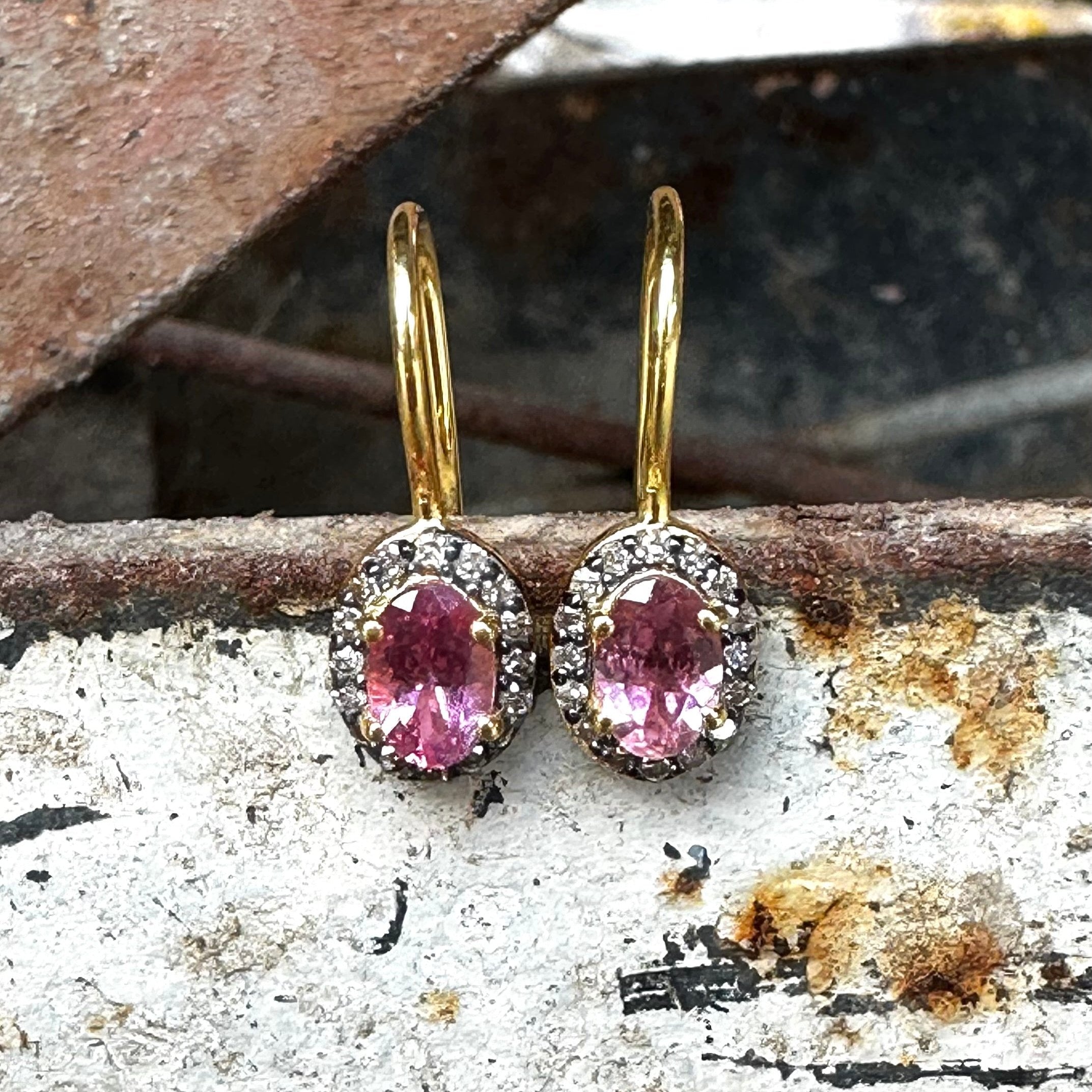 Boucles d’oreilles Victoria Pink Tourmaline