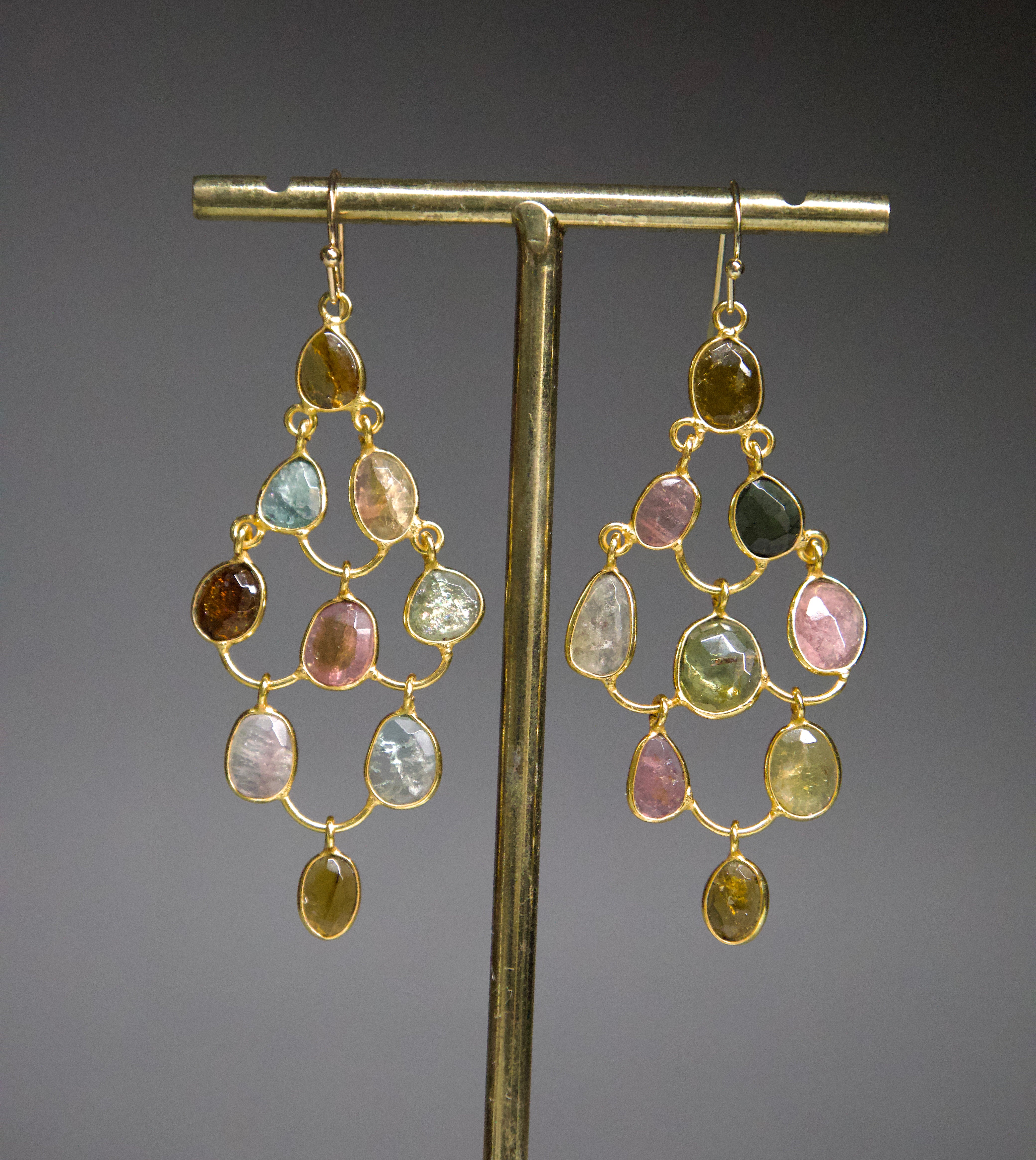 Boucles d’oreilles Greta Tourmaline