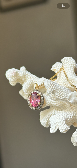 Collier Victoria Tourmaline Rose