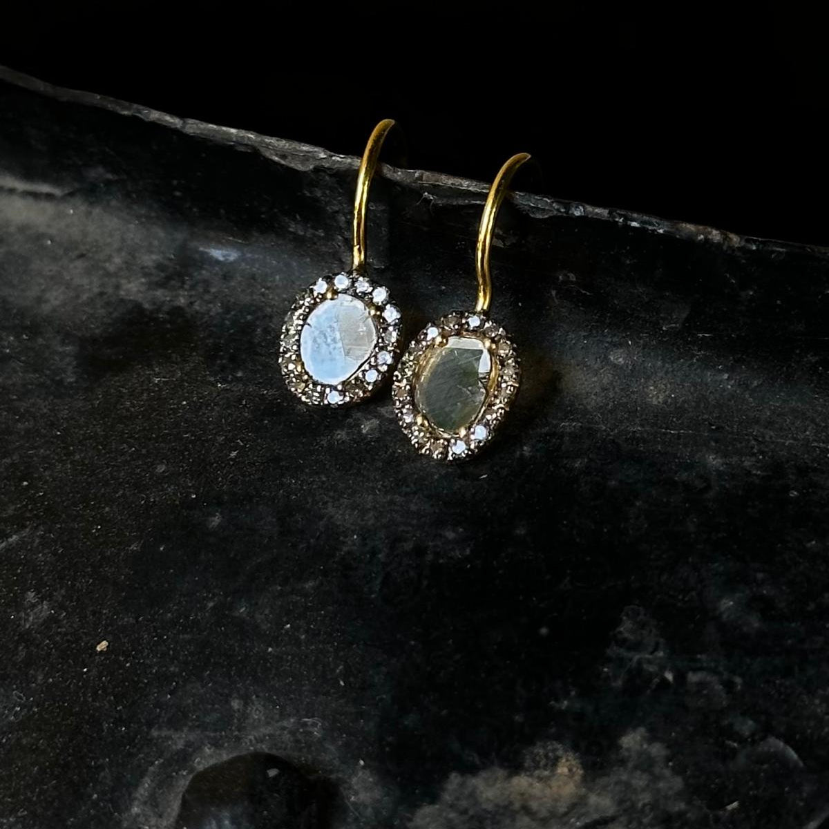 Boucles d'oreilles Victoria Champagne