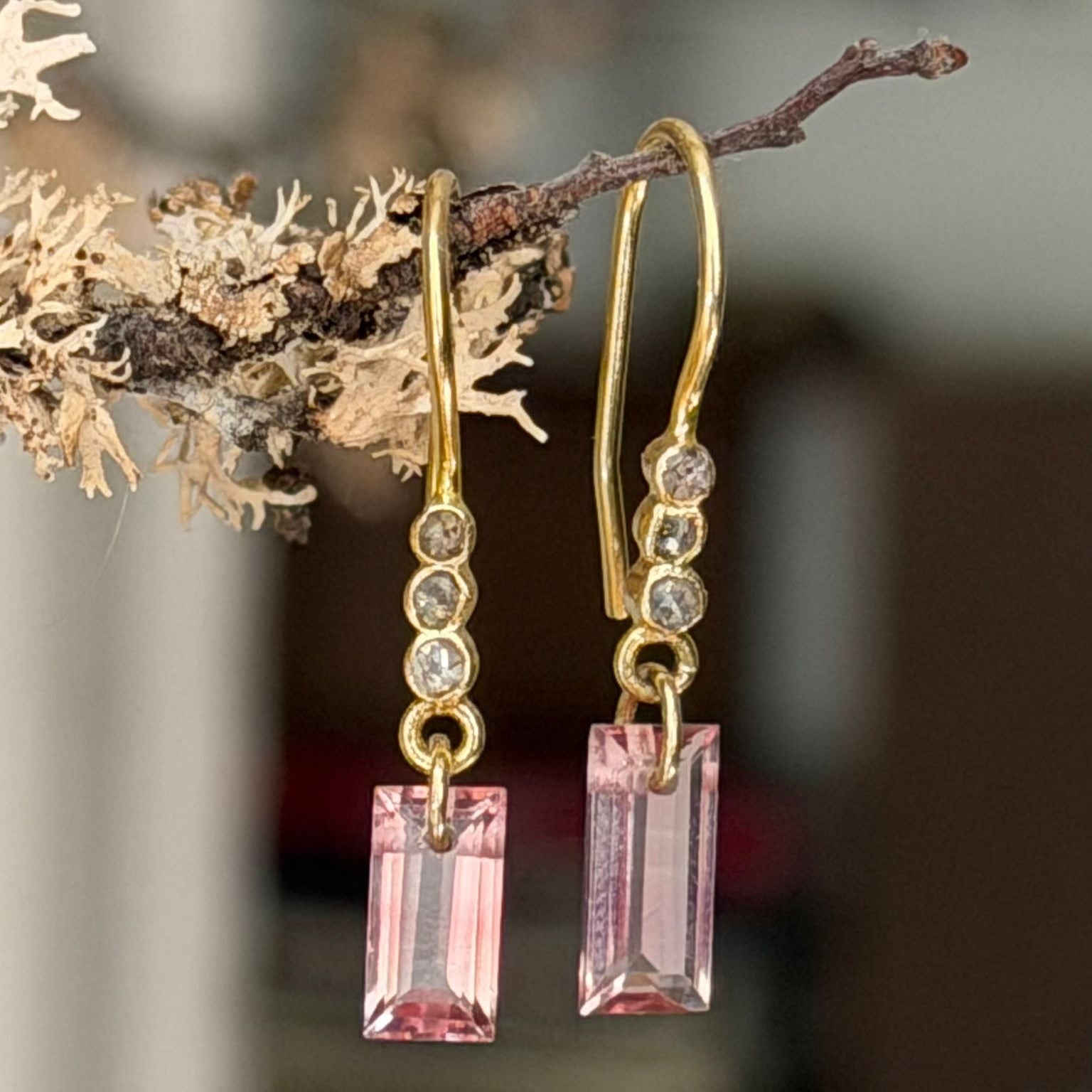 Boucles d'oreilles Phœnix Pink