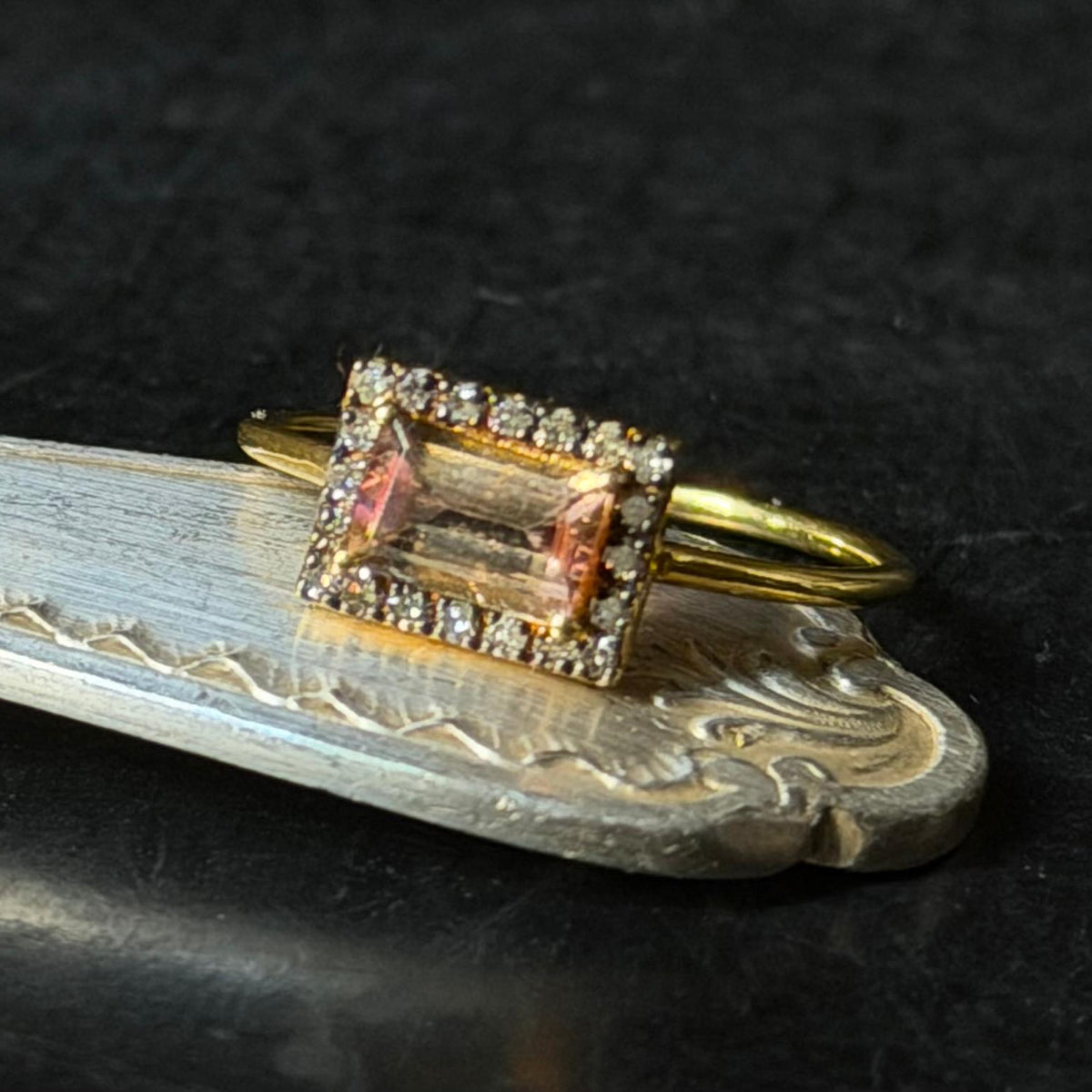 Bague Gina Tourmaline Saumon