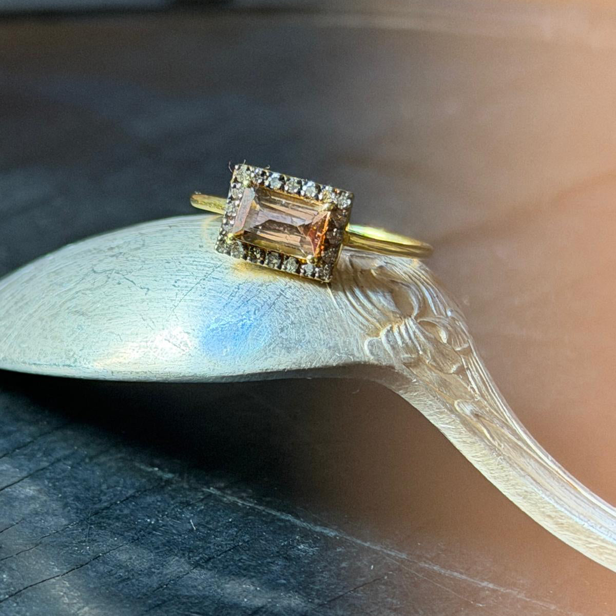 Bague Gina Tourmaline Saumon