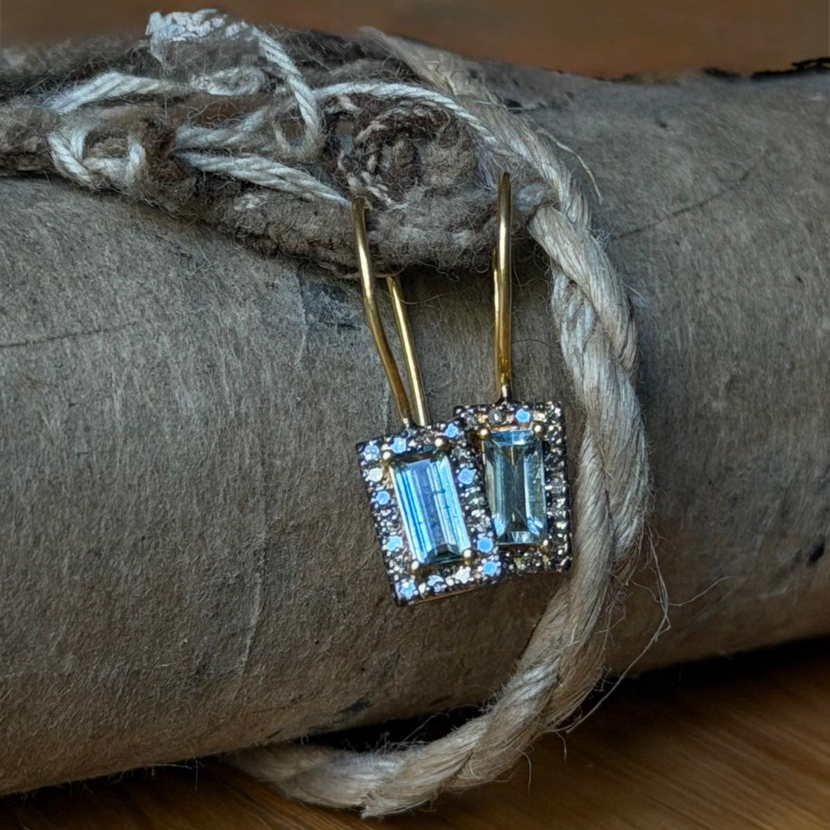 Boucles d'oreilles Gina Aqua