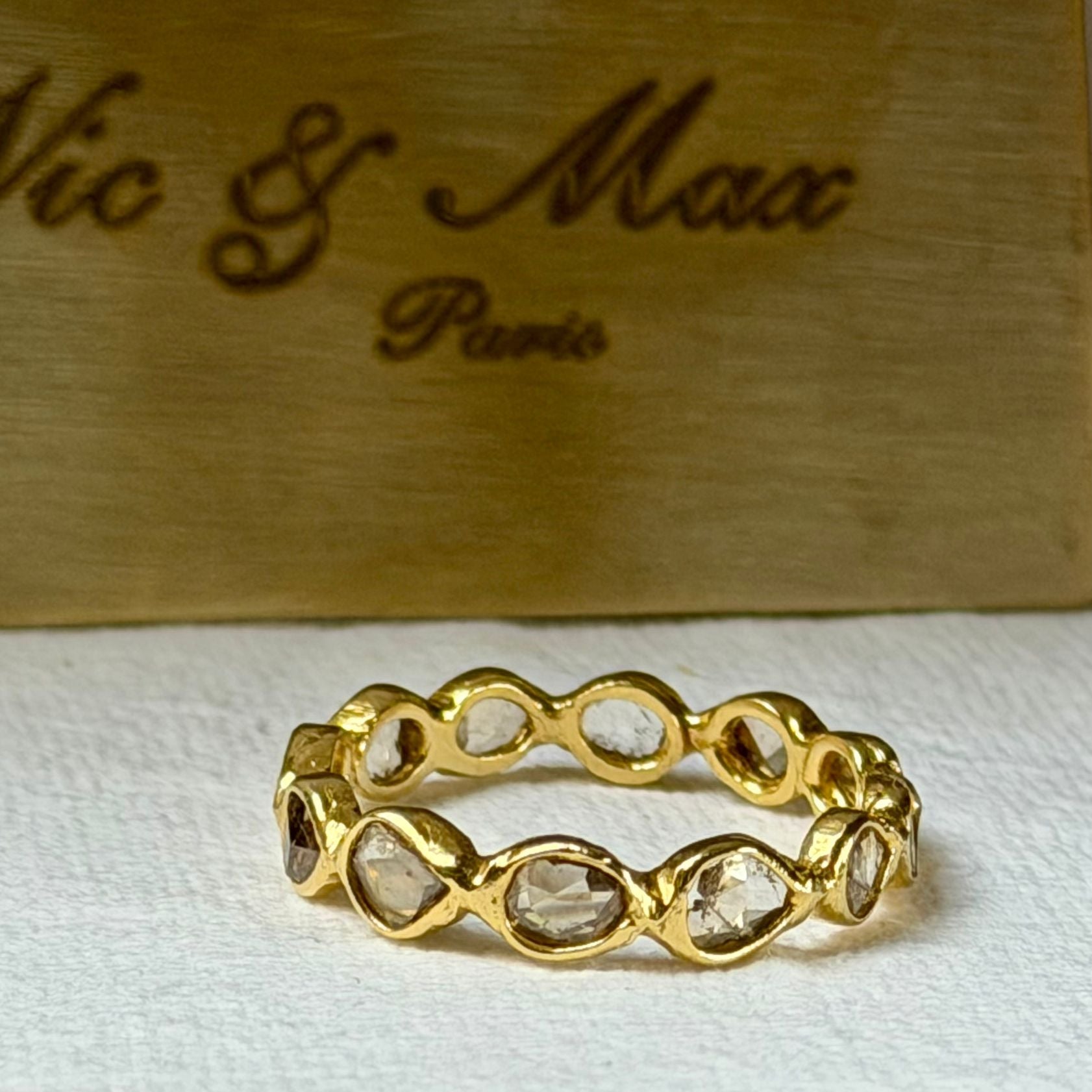 Bague Alliance polki